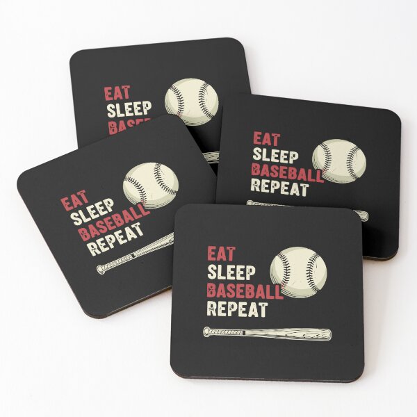 Item preview, Eat Sleep Baseball Repeat Player Fan Lover designed and sold by PopStars1993.
