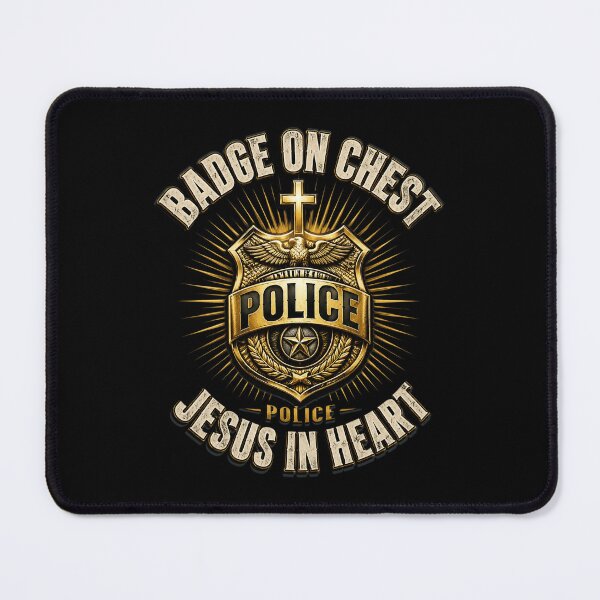 Item preview, Christian Cop Jesus Christ Policeman Law Enforcement Police designed and sold by OlakunleOloroz.