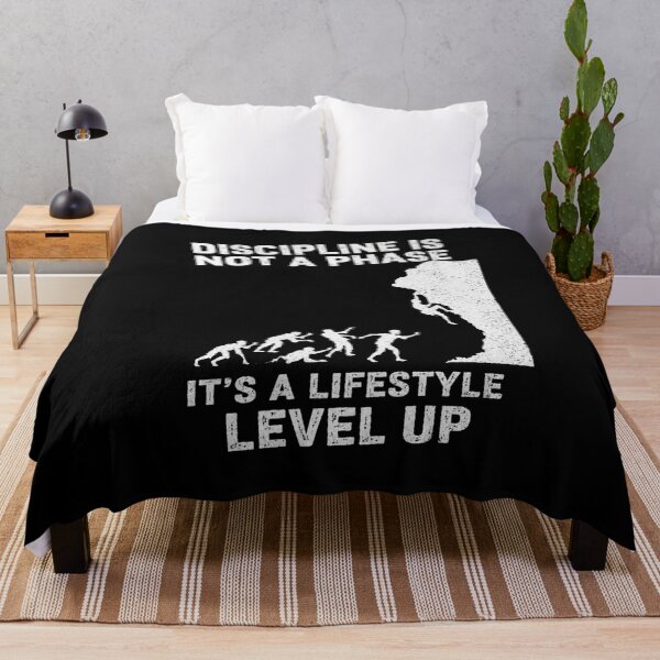 Item preview, Discipline Is Not A Phase Gym Motivation Level Up Fitness Gift T-Shirt designed and sold by Digistore1221.