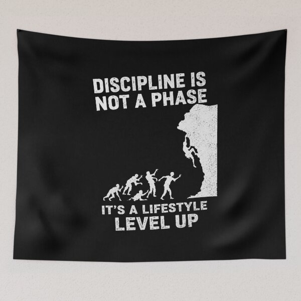 Item preview, Discipline Is Not A Phase Gym Motivation Level Up Fitness Gift T-Shirt designed and sold by Digistore1221.