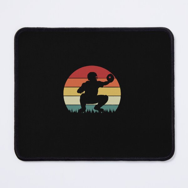Item preview, Baseball Catcher Player Retro Sunset Fan designed and sold by PopStars1993.