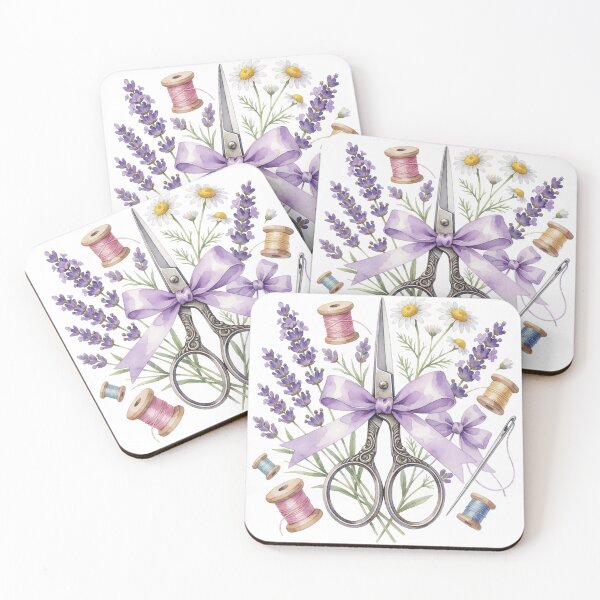 Item preview, Vintage Sewing Scissors Floral Illustration designed and sold by AillustriaAK.
