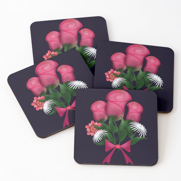 Item preview, Pink Rose Bouquet Illustration — Floral Gift Design designed and sold by HopeAndHustle.