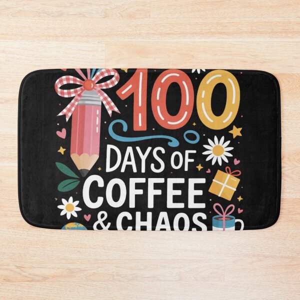 Item preview, 100th Day of School Teacher 100 Days Coffee Books designed and sold by MutedMoods.
