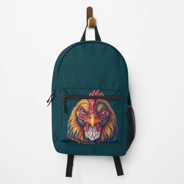 Item preview, Colorful Rooster Portrait Vibrant Farm Animal Illustration designed and sold by artscripts.