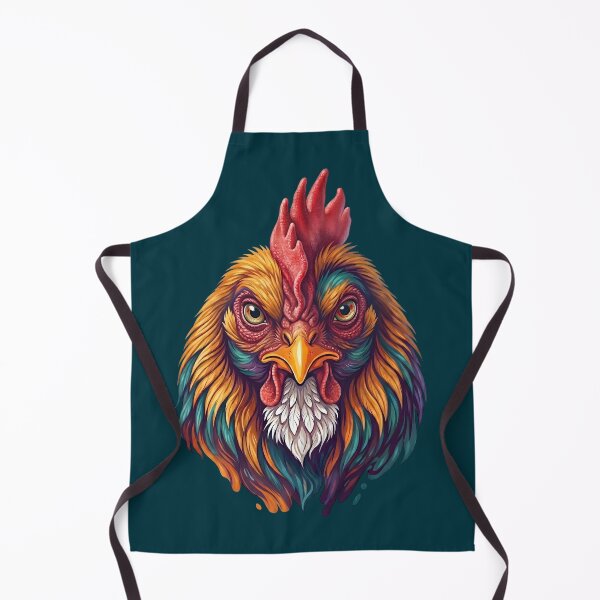 Item preview, Colorful Rooster Portrait Vibrant Farm Animal Illustration designed and sold by artscripts.