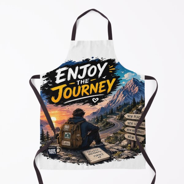 Item preview, Enjoy The Journey – Adventure Mindset Sticker designed and sold by Genzfirevibes.