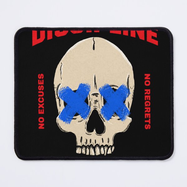 Item preview, Discipline No Excuses Skull Gym Motivation Fitness Gift T-Shirt designed and sold by Digistore1221.