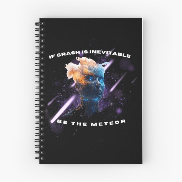 Item preview, Inevitable Crash: Human Soul Meteor - Glitch Art Aesthetic Streetwear designed and sold by GLITCH & SOUL.