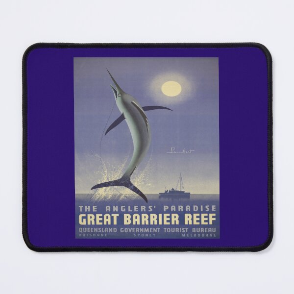 Item preview, Great Barrier Reef travel poster designed and sold by xposedbydesign.