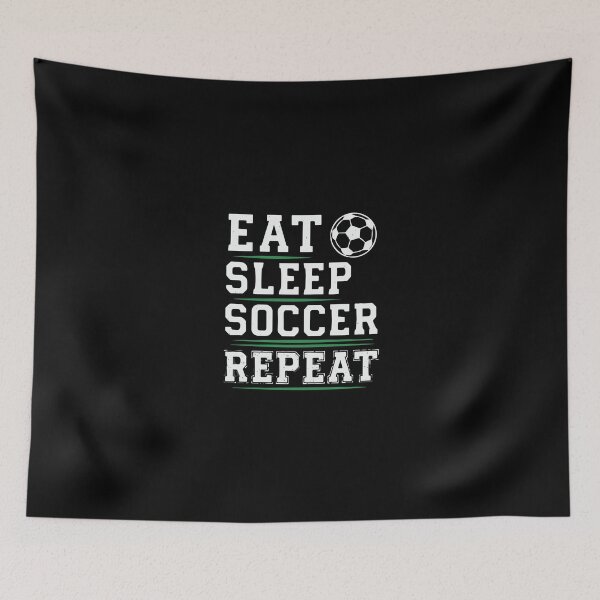 Item preview, Eat Sleep Soccer Repeat Soccer Player Fan Lifestyle designed and sold by PopStars1993.