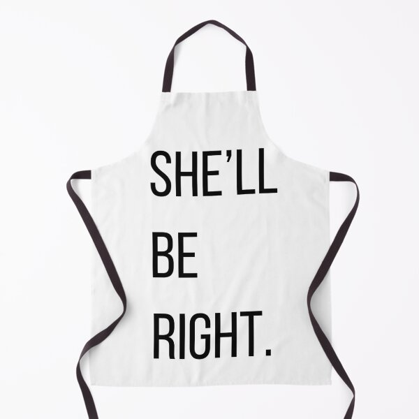 Item preview, She'll Be Right. | Classic Australian Slang Minimalist Typography T-Shirt designed and sold by OveloStudios.