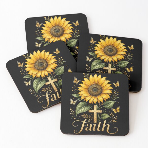 Item preview, Faith Jesus with Sunflower and Butterfly designed and sold by OlakunleOloroz.