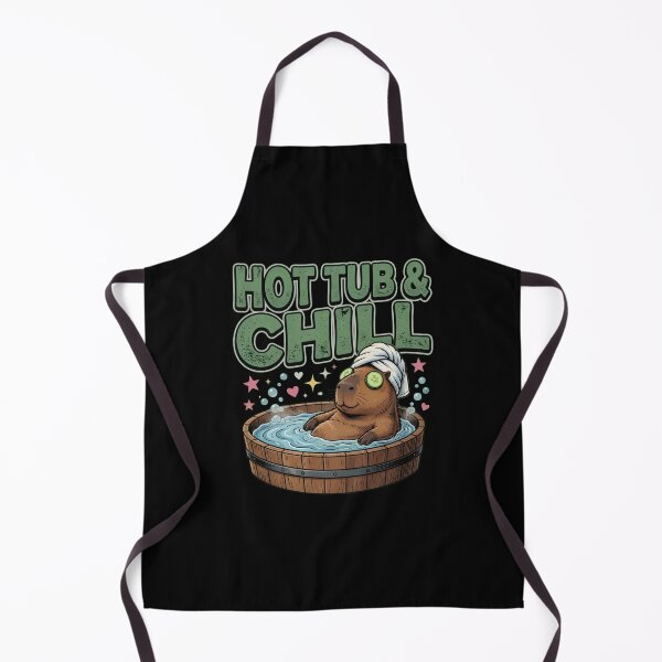 Item preview, Hot Tub & Chill Capybara Relaxing Design designed and sold by TshirtsOnline-.