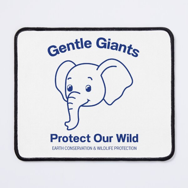 Item preview, Gentle Giants Protect Our Wild Elephant designed and sold by JengPath.
