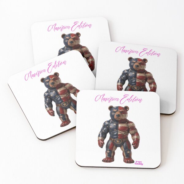 Item preview, Iron Teddy USA – Patriotic American Bear Warrior designed and sold by Woof-zil.