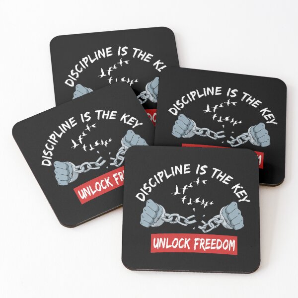 Item preview, Discipline Is The Key Unlock Freedom Gym Motivation Fitness Gift T-Shirt designed and sold by Digistore1221.