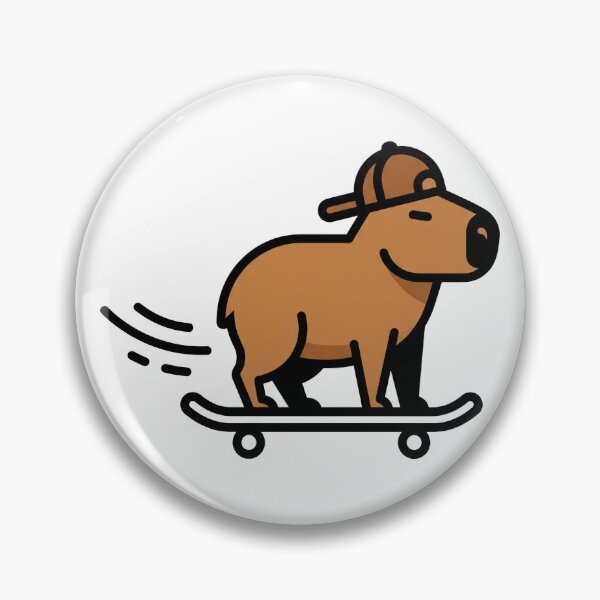 Item preview, Cool Capybara Skateboard Street Style designed and sold by kdonefive.