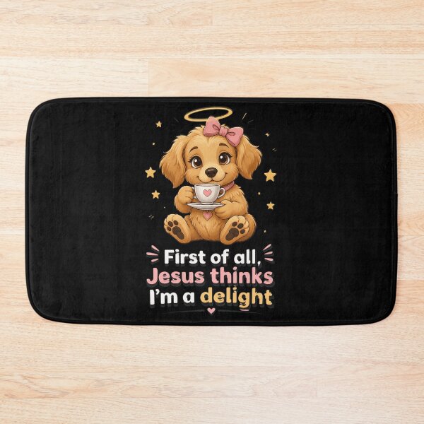 Item preview, First of All Jesus Thinks I'm A Delight Funny Faith Shih Tzu designed and sold by OlakunleOloroz.