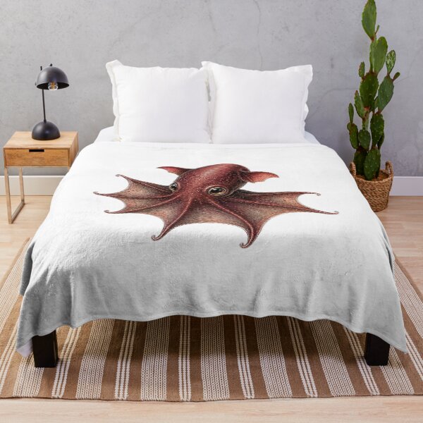 Item preview, Cute Vintage Vampire Squid Sticker - Red Deep Sea Cephalopod designed and sold by PND7777.