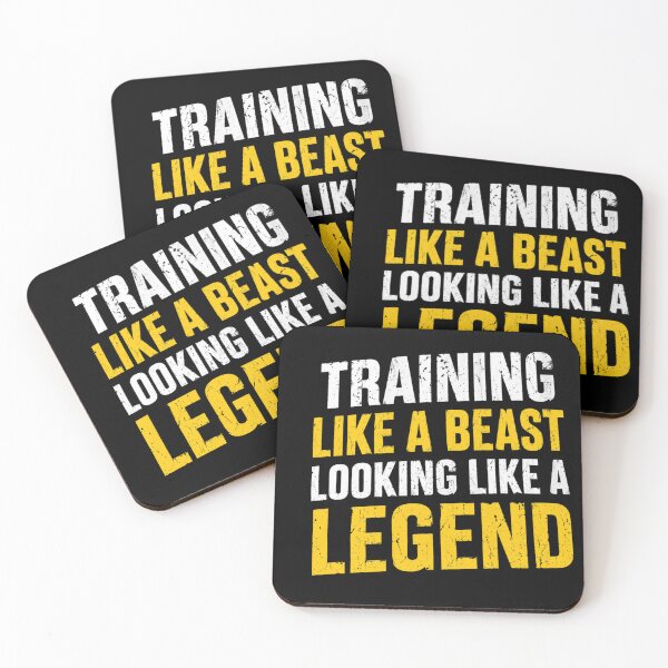 Item preview, Training Like A Beast Looking Like A Legend Gym Fitness Gift T-Shirt designed and sold by Digistore1221.