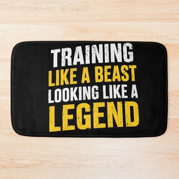 Item preview, Training Like A Beast Looking Like A Legend Gym Fitness Gift T-Shirt designed and sold by Digistore1221.
