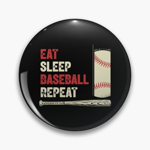 Item preview, Eat Sleep Baseball Repeat Baseball Player Fan Sport designed and sold by PopStars1993.