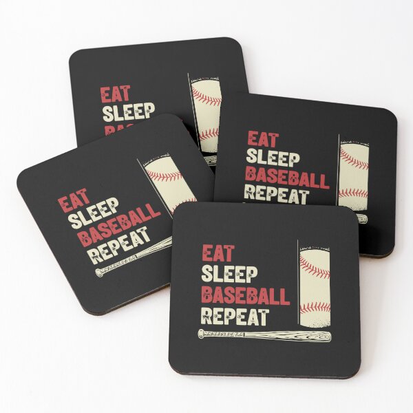 Item preview, Eat Sleep Baseball Repeat Baseball Player Fan Sport designed and sold by PopStars1993.