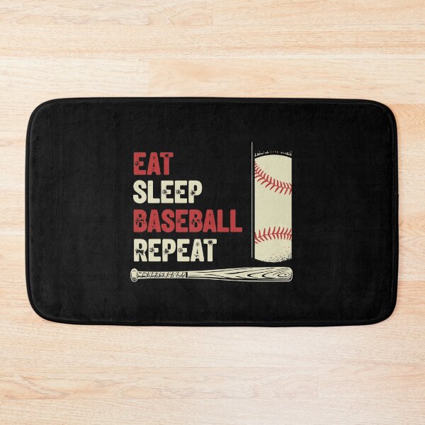 Item preview, Eat Sleep Baseball Repeat Baseball Player Fan Sport designed and sold by PopStars1993.