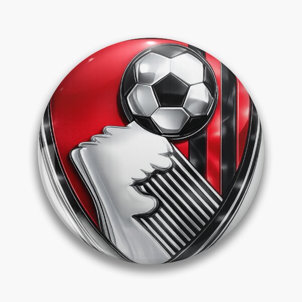 Item preview, AFC Bournemouth Chrome Logo designed and sold by JC's Cards & More.