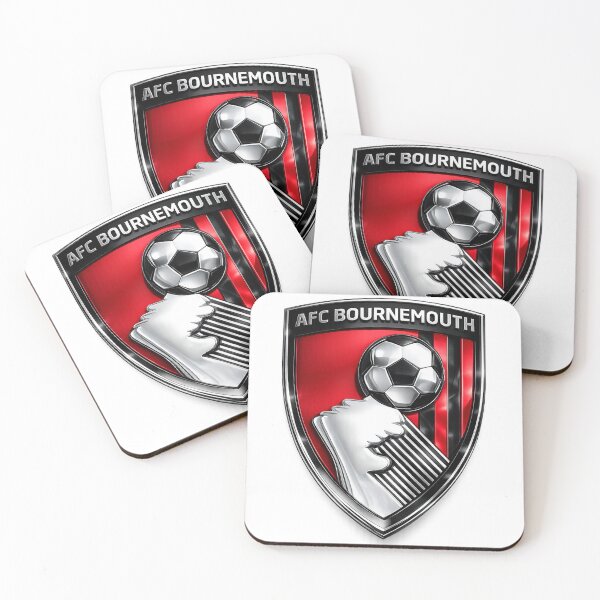 Aperçu de l'œuvre AFC Bournemouth Chrome Logo créée et vendue par JC's Cards & More.