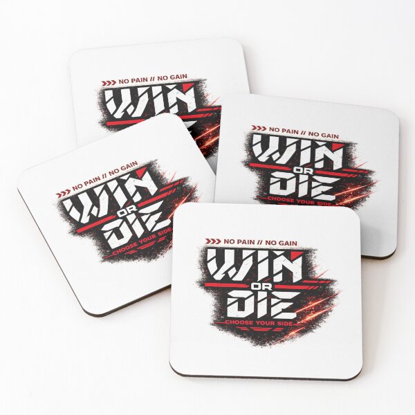 Item preview, Win or Die Typography | No Pain No Gain Gaming Motivational Design designed and sold by TheWorldGameStudio .