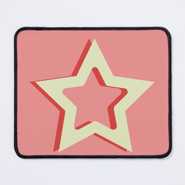 Item preview, Retro Y2K 3D Offset Star designed and sold by SolutionsArt.