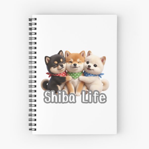 Item preview, Adorable Shiba Inu Puppies Hugging - Shiba Life designed and sold by Shiba&Friends_Studio_by_Mintriel.