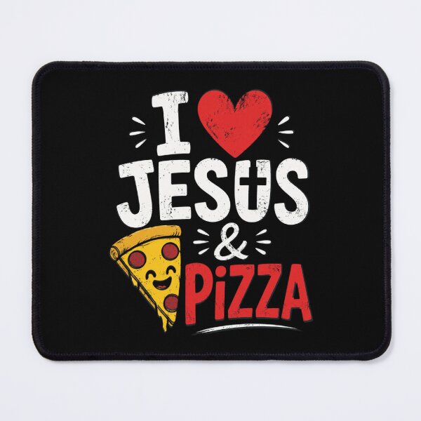 Item preview, I Love Jesus And Pizza designed and sold by OlakunleOloroz.