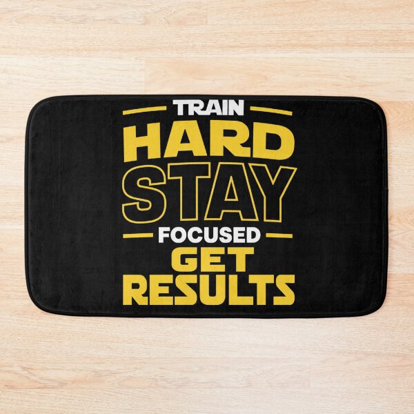 Item preview, Train Hard Stay Focused Get Results Gym Fitness Gift T-Shirt designed and sold by Digistore1221.