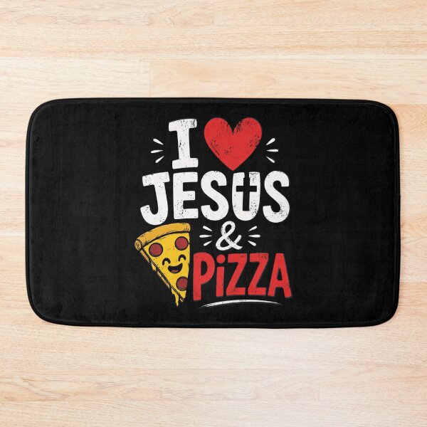 Item preview, I Love Jesus And Pizza designed and sold by OlakunleOloroz.