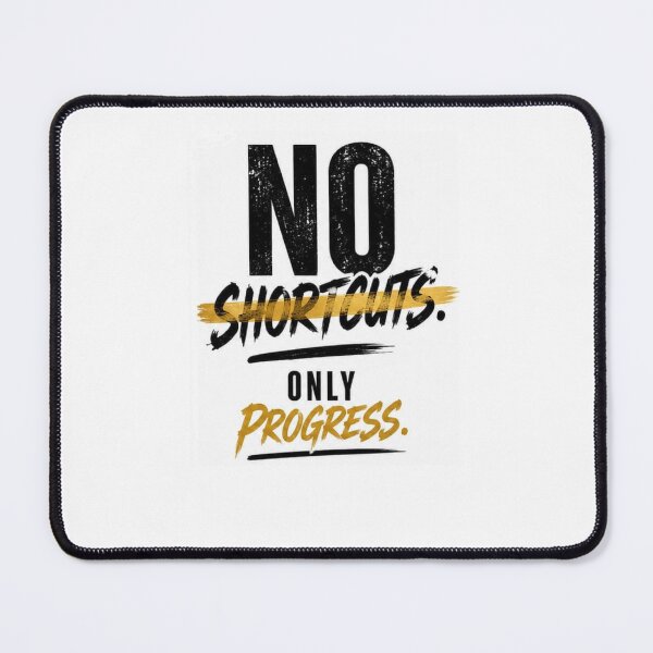 Item preview, No Shortcuts Only Progress | Brush Stroke Motivation Design designed and sold by layalistoresa.
