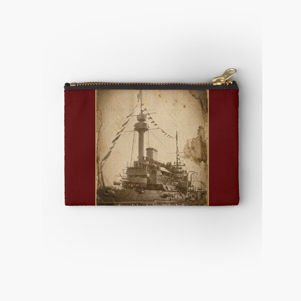 Item preview, French Battleship Hoche - Vintage Ironclad Pre-Dreadnought Photo designed and sold by The store under the battleship :).