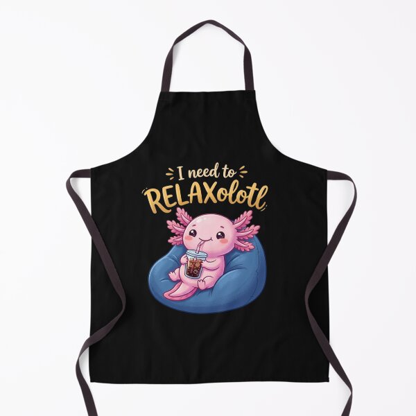 Item preview, I Need To RELAXolotl – Cute Funny Axolotl Pun Cartoon designed and sold by Trendymindvibes.