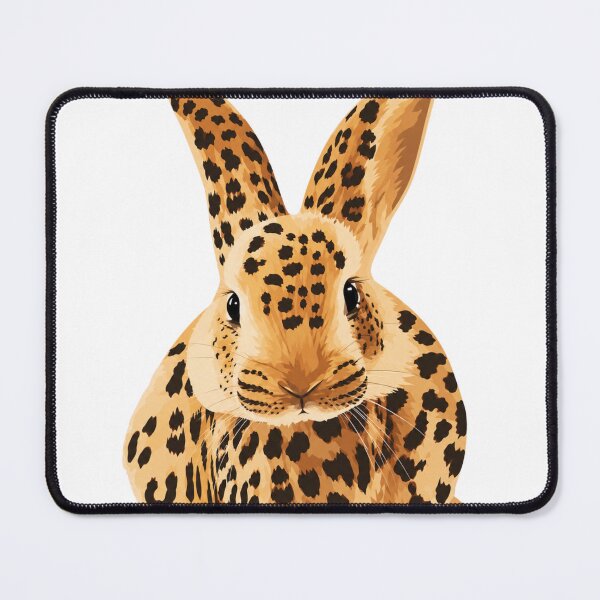 Item preview, Leopard Print Bunny Illustration designed and sold by minbadesign.