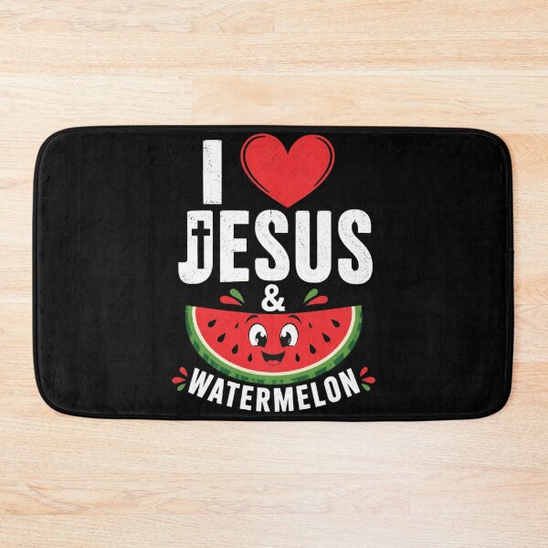 Item preview, I Love Jesus and Watermelon designed and sold by OlakunleOloroz.