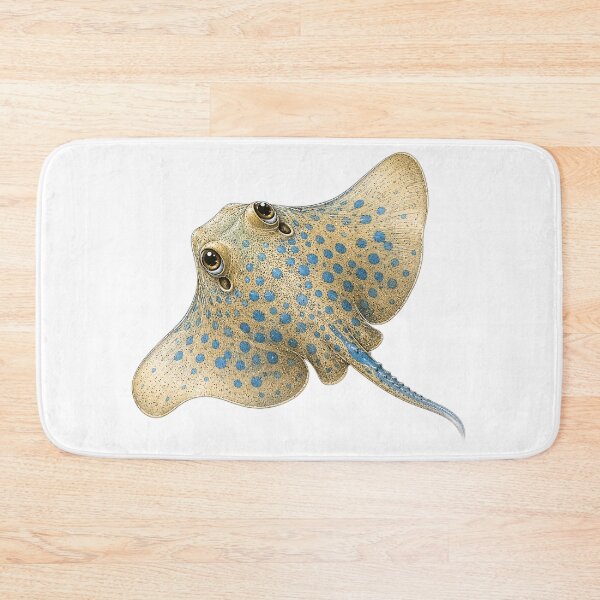 Item preview, Cute Vintage Blue Spotted Stingray Sticker - Tropical Ray designed and sold by PND7777.