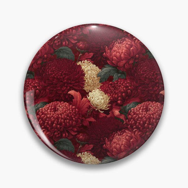 Item preview, Edgy Chrysanthemum Texture  - Flower Bouquet Pattern   - Valentine Gifts For Husband designed and sold by RoyalStarsPatts.