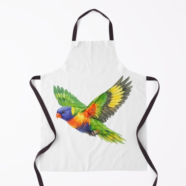Item preview, Rainbow Lorikeet in Flight Watercolour designed and sold by Jaruart.