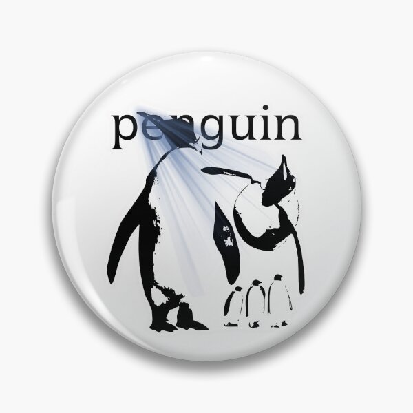 Item preview, Abstract Penguin Light Ray Silhouette designed and sold by JengPath.