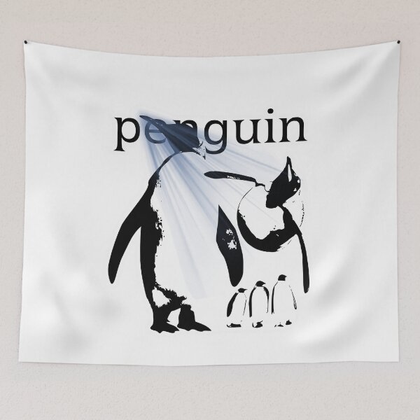 Item preview, Abstract Penguin Light Ray Silhouette designed and sold by JengPath.