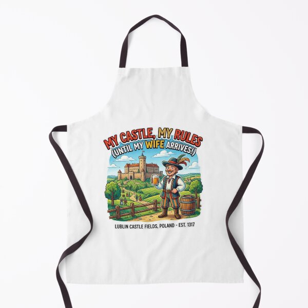 Item preview, My Castle, My Rules (Until My Wife Arrives!) – Funny Lublin Castle Poland Travel Graphic T-Shirt | Medieval Husband Humor | European Vacation Design designed and sold by Sushikidsntod.