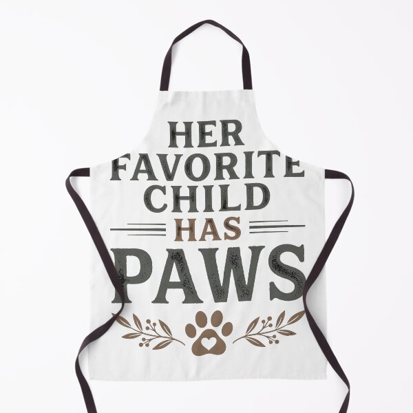 Item preview, Her Favorite Child Has Paws Funny Dog Mom Shirt designed and sold by TeNovaStudio.