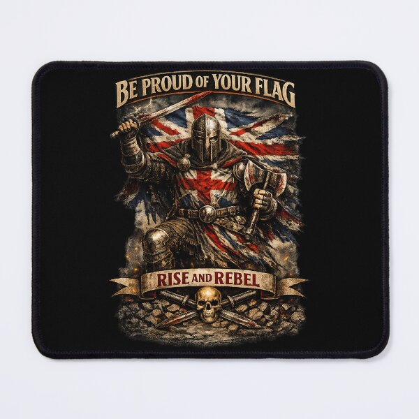 Item preview, Rise and Rebel - English Warrior Flag designed and sold by Proud Of My Flag.